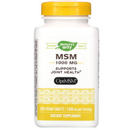 <img alt="Natures Way, MSM, Pure OptiMSM, 1000 mg, 200 Tablets" title="Natures Way, MSM, Pure OptiMSM, 1000 mg, 200 Tablets,033674151334"