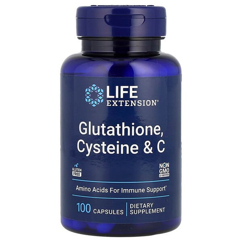 <img alt="Life Extension, Glutathione, Cysteine & C, 100 Capsules" title="Life Extension, Glutathione, Cysteine & C, 100 Capsules,737870154112"