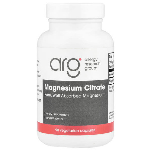 <img alt="Allergy Research Group, Magnesium Citrate, 90 Vegetarian Capsules (170 mg per Capsule)" title="Allergy Research Group, Magnesium Citrate, 90 Vegetarian Capsules (170 mg per Capsule),713947702400"