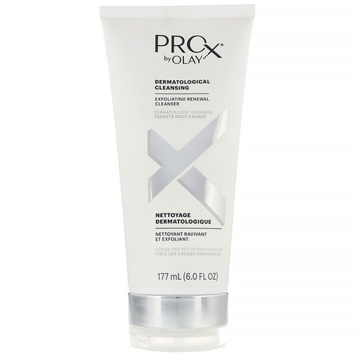 <img alt="Olay, ProX, Dermatological Cleansing, Exfoliating Renewal Cleanser, 6 fl oz (177 ml)" title="Olay, ProX, Dermatological Cleansing, Exfoliating Renewal Cleanser, 6 fl oz (177 ml),075609195518"