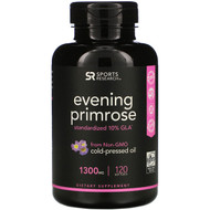 <img alt="Sports Research, Evening Primrose Oil, 1300 mg, 120 Softgels" title="Sports Research, Evening Primrose Oil, 1300 mg, 120 Softgels,023249010074"
