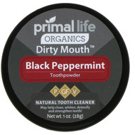 <img alt="Primal Life Organics, Dirty Mouth Toothpowder, Black Peppermint, 1 oz (28 g)" title="Primal Life Organics, Dirty Mouth Toothpowder, Black Peppermint, 1 oz (28 g),812090020956"