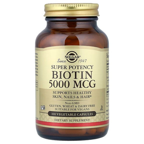 <img alt="Solgar, Biotin, 100 Vegetable Capsules" title="Solgar, Biotin, 100 Vegetable Capsules,033984003149"