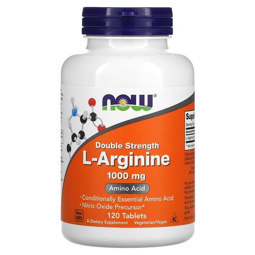 <img alt="NOW Foods, L-Arginine, 1,000 mg, 120 Tablets" title="NOW Foods, L-Arginine, 1,000 mg, 120 Tablets,733739000354"