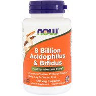 <img alt="Now Foods, 8 Billion Acidophilus & Bifidus, 120 Veg Capsules" title="Now Foods, 8 Billion Acidophilus & Bifidus, 120 Veg Capsules,733739029324"