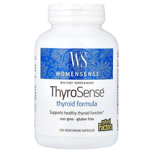 <img alt="Natural Factors, WomenSense, ThyroSense, Thyroid Formula, 120 Vegetarian Capsules" title="Natural Factors, WomenSense, ThyroSense, Thyroid Formula, 120 Vegetarian Capsules,068958049465"