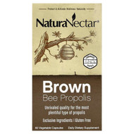 <img alt="NaturaNectar, Brown Bee Propolis, 60 Vegetable Capsules" title="NaturaNectar, Brown Bee Propolis, 60 Vegetable Capsules,837654326626"