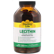 Country Life, Lecithin, 1200 mg, 300 Softgels