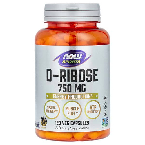 <img alt="NOW Foods, Sports, D-Ribose, 750 mg, 120 Veg Capsules" title="NOW Foods, Sports, D-Ribose, 750 mg, 120 Veg Capsules,733739021458"