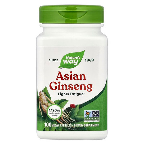 <img alt="Natures Way, Asian Ginseng, 100 Vegan Capsules (560 mg per Capsule)" title="Natures Way, Asian Ginseng, 100 Vegan Capsules (560 mg per Capsule),033674133002"