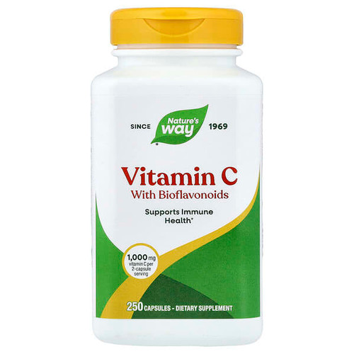 <img alt="Natures Way, Vitamin C With Bioflavonoids, 250 Capsules" title="Natures Way, Vitamin C With Bioflavonoids, 250 Capsules,033674403310"