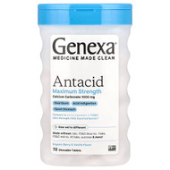 <img alt="Genexa, Antacid, Maximum Strength, Organic Berry & Vanilla, 1,000 mg, 72 Chewable Tablets" title="Genexa, Antacid, Maximum Strength, Organic Berry & Vanilla, 1,000 mg, 72 Chewable Tablets,857630006571"