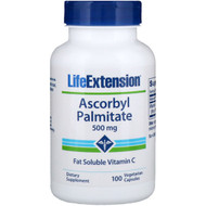 <img alt="Life Extension, Ascorbyl Palmitate, 500 mg, 100 Vegetarian Capsules" title="Life Extension, Ascorbyl Palmitate, 500 mg, 100 Vegetarian Capsules,737870153313"