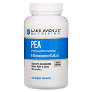 <img alt="Lake Avenue Nutrition, PEA (Palmitoylethanolamide) + Glucosamine Sulfate, 600 mg + 1,200 mg, 120 Veggie Capsules" title="Lake Avenue Nutrition, PEA (Palmitoylethanolamide) + Glucosamine Sulfate, 600 mg + 1,200 mg, 120 Veggie Capsules,898220015887"