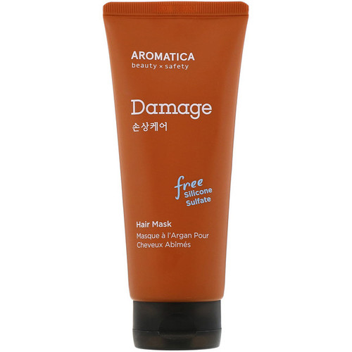 <img alt="Aromatica, Argan Hair Mask, Damage Care, 6.3 oz (180 g)" title="Aromatica, Argan Hair Mask, Damage Care, 6.3 oz (180 g),8809151131005"