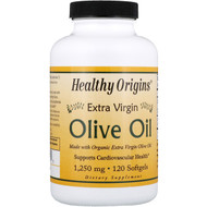 Healthy Origins, Extra Virgin Olive Oil, 1,250 mg, 120 Softgels
