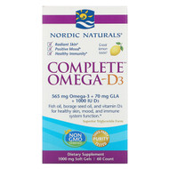 <img alt="Nordic Naturals, Complete Omega-D3, Lemon, 1,000 mg, 60 Soft Gels" title="Nordic Naturals, Complete Omega-D3, Lemon, 1,000 mg, 60 Soft Gels,768990017780"