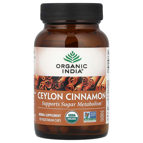 <img alt="Organic India, Ceylon Cinnamon, 90 Vegetarian Caps (325 mg per Capsule)" title="Organic India, Ceylon Cinnamon, 90 Vegetarian Caps (325 mg per Capsule),801541512584"