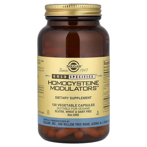 <img alt="Solgar, Gold Specifics, Homocysteine Modulators, 120 Vegetable Capsules" title="Solgar, Gold Specifics, Homocysteine Modulators, 120 Vegetable Capsules,033984014114"