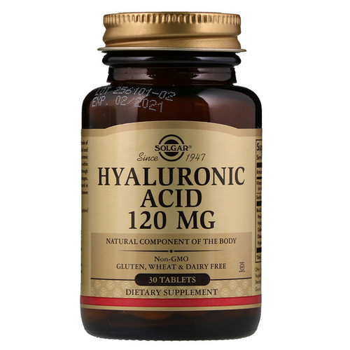 <img alt="Solgar, Hyaluronic Acid, 120 mg, 30 Tablets" title="Solgar, Hyaluronic Acid, 120 mg, 30 Tablets,033984014176"