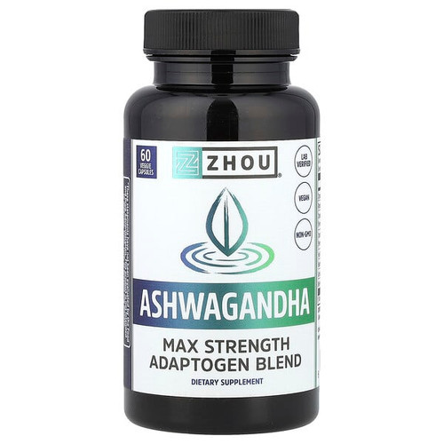 <img alt="Zhou Nutrition, Ashwagandha, 60 Veggie Capsules" title="Zhou Nutrition, Ashwagandha, 60 Veggie Capsules,669191918282"