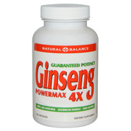 <img alt="Natural Balance, Ginseng Powermax 4X, 100 Veggie Caps" title="Natural Balance, Ginseng Powermax 4X, 100 Veggie Caps,047868333000"