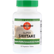 <img alt="Mushroom Wisdom, Super Shiitake, 120 Vegetarian Tablets" title="Mushroom Wisdom, Super Shiitake, 120 Vegetarian Tablets,791014109062"