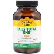 <img alt="Country Life, Daily Total One, Iron-Free, 60 Vegan Capsules" title="Country Life, Daily Total One, Iron-Free, 60 Vegan Capsules,015794081616"