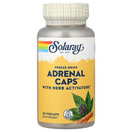 <img alt="Solaray, Freeze-Dried Adrenal Caps with Herb Activators, 60 VegCaps" title="Solaray, Freeze-Dried Adrenal Caps with Herb Activators, 60 VegCaps,076280051001"