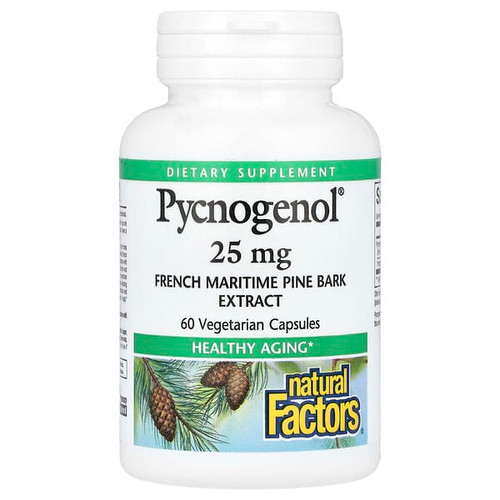 <img alt="Natural Factors, Pycnogenol, 25 mg, 60 Vegetarian Capsules" title="Natural Factors, Pycnogenol, 25 mg, 60 Vegetarian Capsules,068958020907"