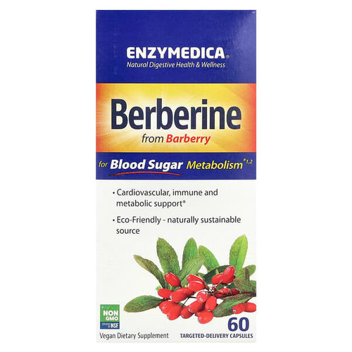 <img alt="Enzymedica, Berberine, 60 Targeted-Delivery Capsules" title="Enzymedica, Berberine, 60 Targeted-Delivery Capsules,670480100837"