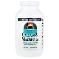 <img alt="Source Naturals, Calcium & Magnesium, 250 Tablets" title="Source Naturals, Calcium & Magnesium, 250 Tablets,021078003045"