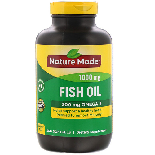 <img alt="Nature Made, Fish Oil, 1,000 mg, 250 Softgels" title="Nature Made, Fish Oil, 1,000 mg, 250 Softgels,031604026592"