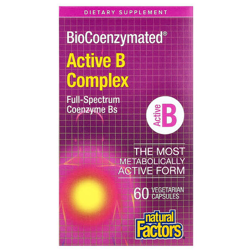<img alt="Natural Factors, BioCoenzymated, Active B Complex, 60 Vegetarian Capsules" title="Natural Factors, BioCoenzymated, Active B Complex, 60 Vegetarian Capsules,068958011325"