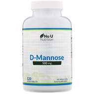 <img alt="Nu U Nutrition, D-Mannose, 500 mg, 120 Vegan Tablets" title="Nu U Nutrition, D-Mannose, 500 mg, 120 Vegan Tablets,810028760035"