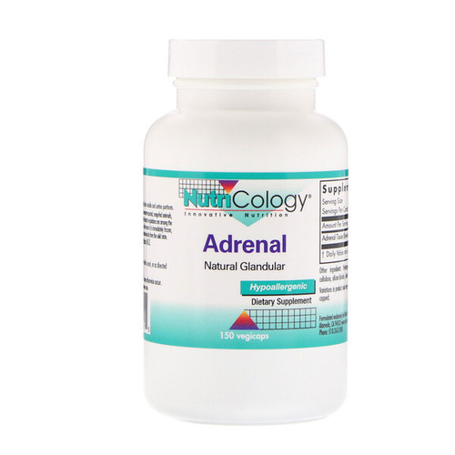 <img alt="Nutricology, Adrenal, Natural Glandular, 150 Veggie Caps" title="Nutricology, Adrenal, Natural Glandular, 150 Veggie Caps,713947504615"