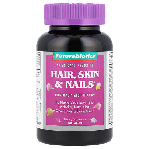 <img alt="Futurebiotics, Hair, Skin & Nails, 135 Tablets" title="Futurebiotics, Hair, Skin & Nails, 135 Tablets,049479000494"