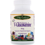 <img alt="Paradise Herbs, V-Glucosamine, 750 mg, 120 Vegetarian Capsules" title="Paradise Herbs, V-Glucosamine, 750 mg, 120 Vegetarian Capsules,601944777692"