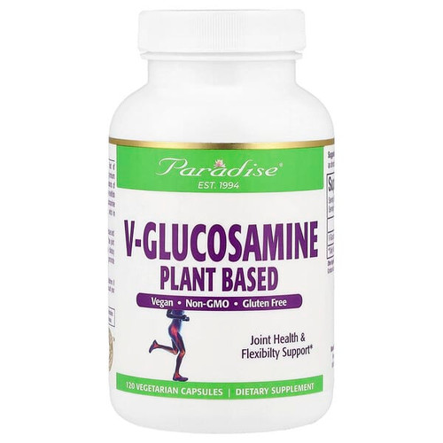 <img alt="Paradise Herbs, V-Glucosamine, Plant Based, 120 Vegetarian Capsules (750 mg per Capsule)" title="Paradise Herbs, V-Glucosamine, Plant Based, 120 Vegetarian Capsules (750 mg per Capsule),601944777692"