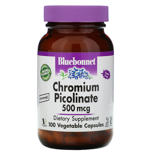 <img alt="Bluebonnet Nutrition, Chromium Picolinate, 500 mcg, 100 Veggie Caps" title="Bluebonnet Nutrition, Chromium Picolinate, 500 mcg, 100 Veggie Caps,743715007253"