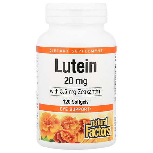 <img alt="Natural Factors, Lutein With Zeaxanthin, 120 Softgels" title="Natural Factors, Lutein With Zeaxanthin, 120 Softgels,068958010335"
