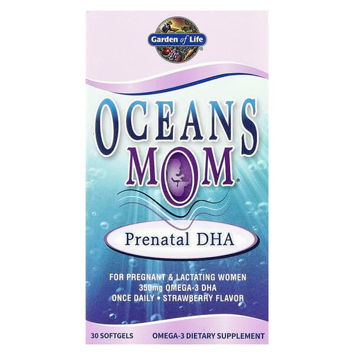 <img alt="Garden of Life, Oceans Mom, Prenatal DHA, Strawberry, 350 mg, 30 Softgels" title="Garden of Life, Oceans Mom, Prenatal DHA, Strawberry, 350 mg, 30 Softgels,658010113953"