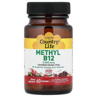 <img alt="Country Life, Methyl B12, Cherry, 5,000 mcg, 60 Lozenges" title="Country Life, Methyl B12, Cherry, 5,000 mcg, 60 Lozenges,015794063049"