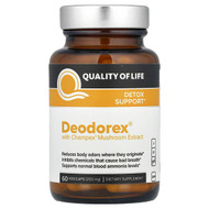 <img alt="Quality of Life, Deodorex with Champex Mushroom Extract, 60 Vegicaps (250 mg per Capsule)" title="Quality of Life, Deodorex with Champex Mushroom Extract, 60 Vegicaps (250 mg per Capsule),812259003103"