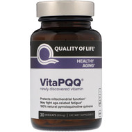 <img alt="Quality of Life Labs, VitaPQQ, Healthy Aging, 30 Vegicaps" title="Quality of Life Labs, VitaPQQ, Healthy Aging, 30 Vegicaps,812259003158"