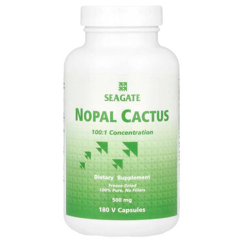 <img alt="Seagate, Nopal Cactus, 180 V Capsules" title="Seagate, Nopal Cactus, 180 V Capsules,019277000484"
