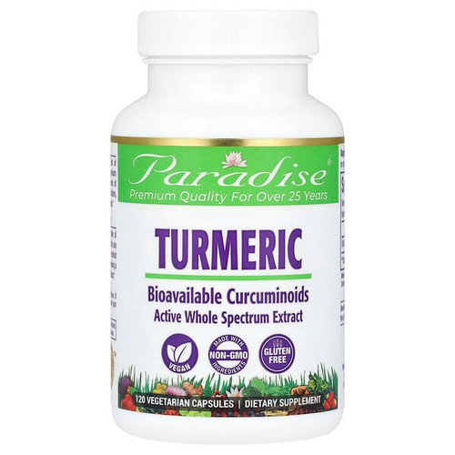<img alt="Paradise Herbs, Turmeric, 120 Vegetarian Capsules (250 mg per Capsule)" title="Paradise Herbs, Turmeric, 120 Vegetarian Capsules (250 mg per Capsule),601944777623"