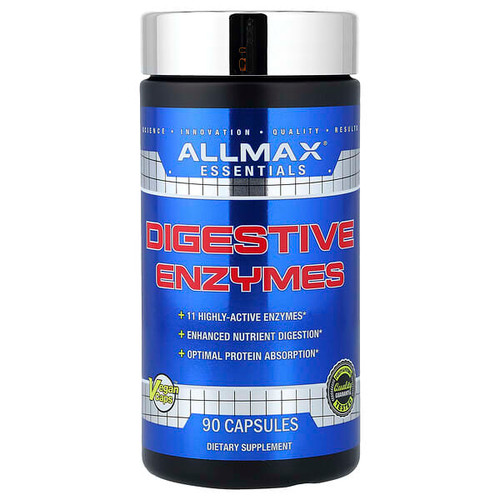 <img alt="ALLMAX, Essentials, Digestive Enzymes, 90 Capsules" title="ALLMAX, Essentials, Digestive Enzymes, 90 Capsules,665553202372"