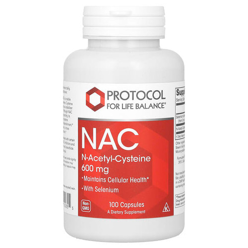 <img alt="Protocol for Life Balance, NAC (N-Acetyl-Cysteine), 600 mg, 100 Veg Capsules" title="Protocol for Life Balance, NAC (N-Acetyl-Cysteine), 600 mg, 100 Veg Capsules,707359100855"
