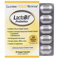 <img alt="California Gold Nutrition, LactoBif Probiotics, 30 Billion CFU, 60 Veggie Capsules" title="California Gold Nutrition, LactoBif Probiotics, 30 Billion CFU, 60 Veggie Capsules,898220009657"